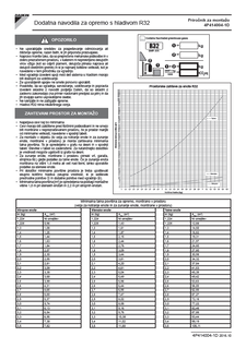 R-32 Additional instructions_4PSL414004-1D_2016-10_Installation manual_Slovenian download
